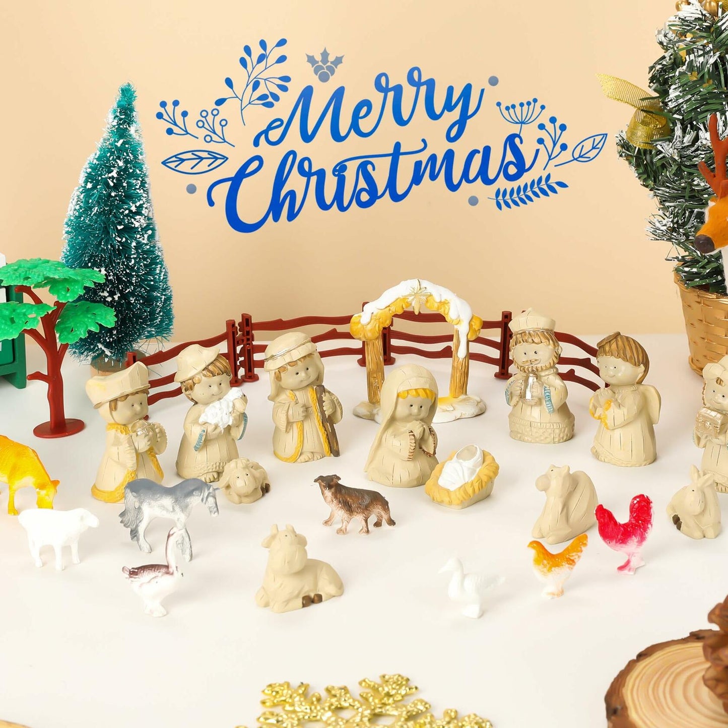 Nativity Advent Calendar 2024 24 Days Christmas Countdown Christian Gift