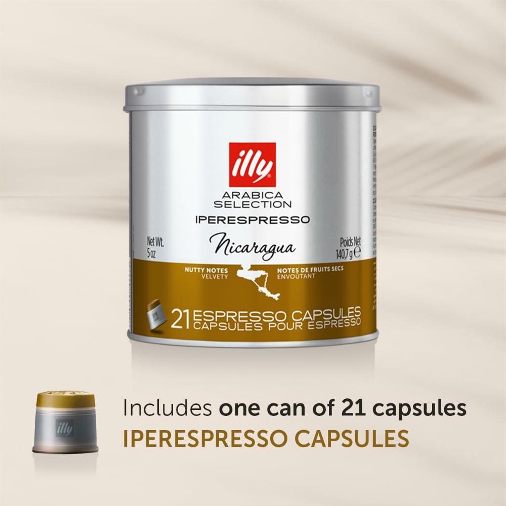 illy Coffee iperEspresso Capsules Arabica Nicaragua Single Origin 21 Count