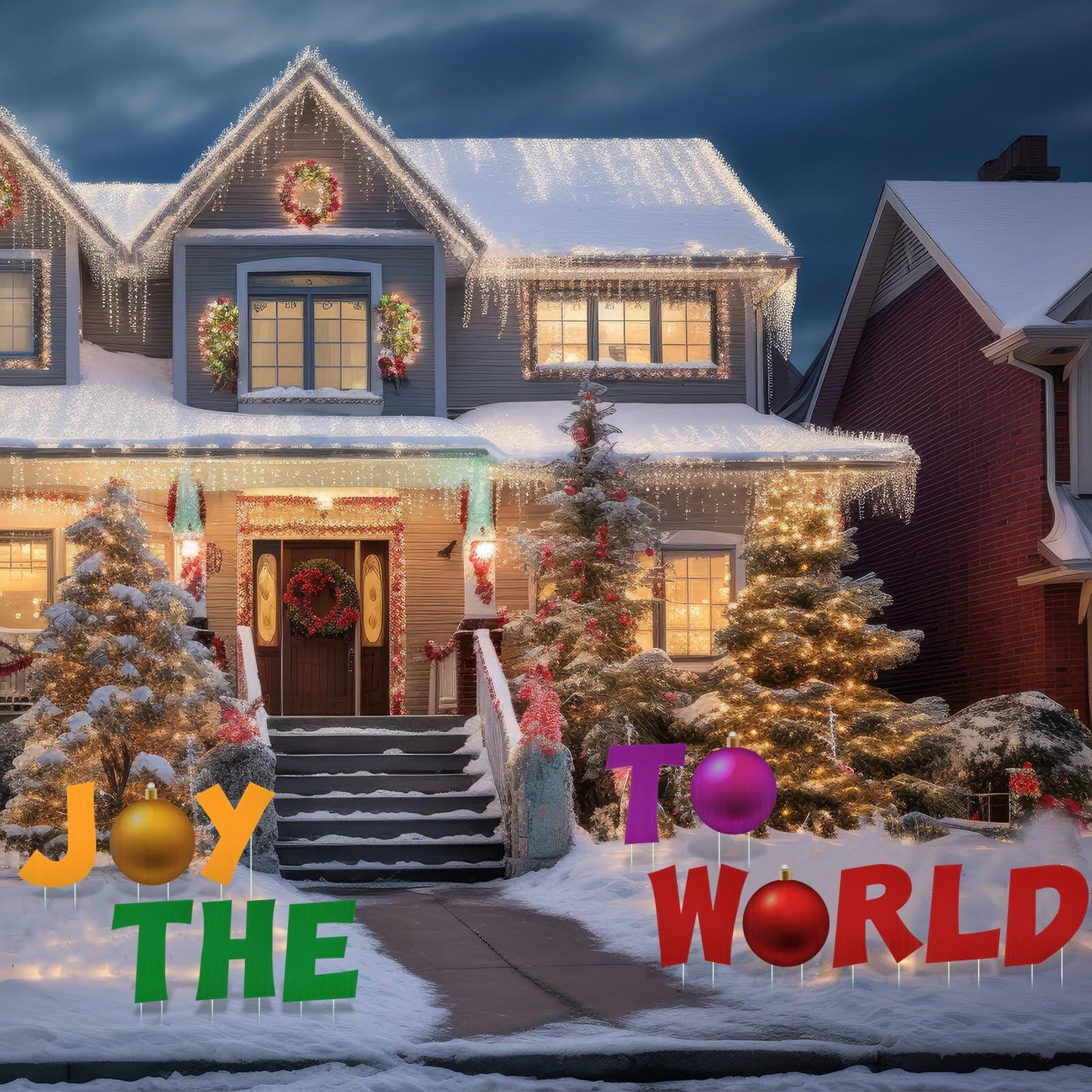 Menkxi 13 Pcs Christmas Yard Decorations Religious Lawn Sign Outdoor