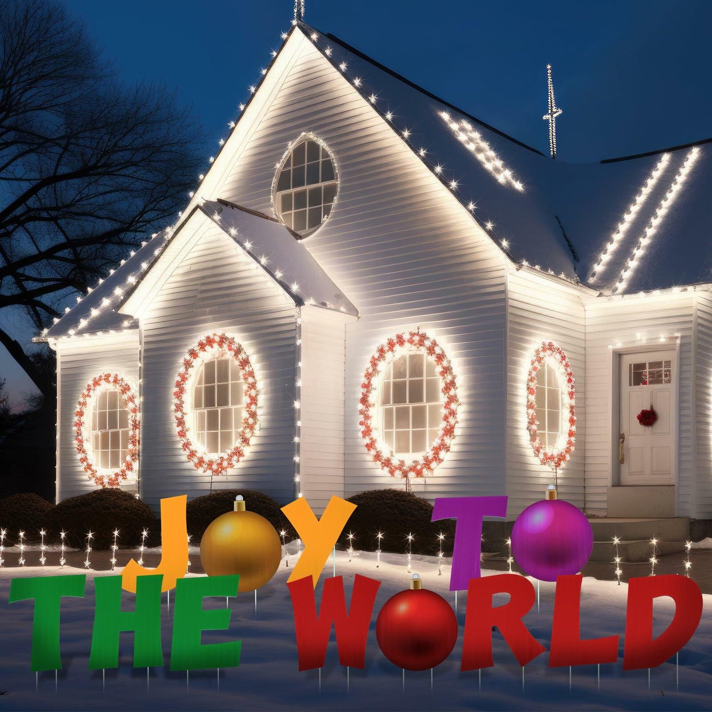 Menkxi 13 Pcs Christmas Yard Decorations Religious Lawn Sign Outdoor