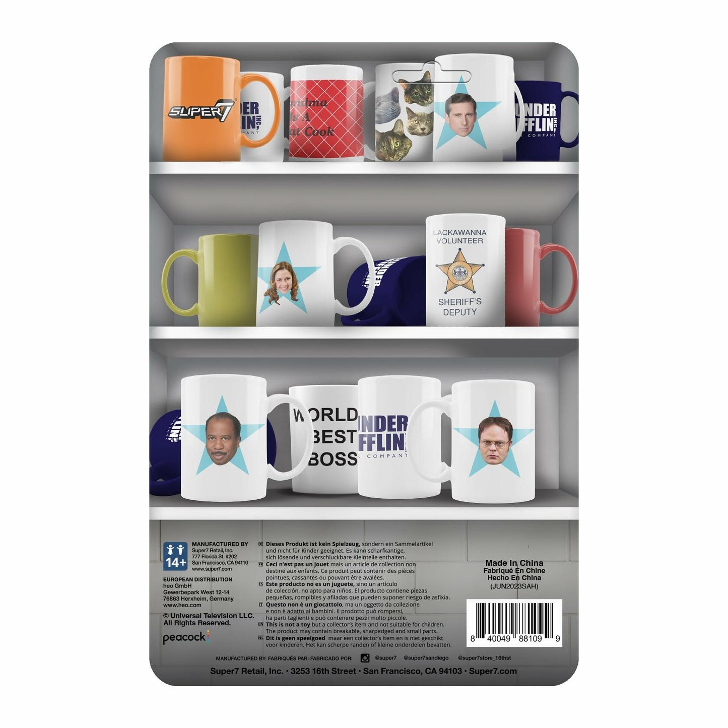 Super7 The Office Pam Beesly Dundie 3.75" Action Figure Accessory