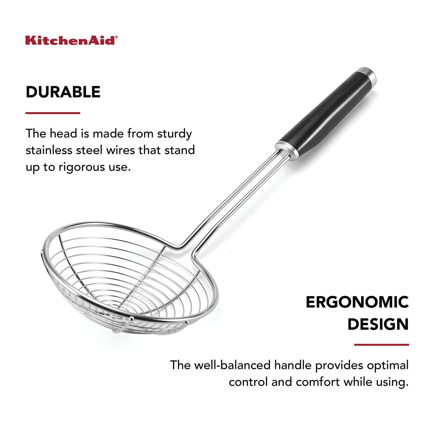 KitchenAid Classic Stainless Steel Asian Strainer KE010OHOBA