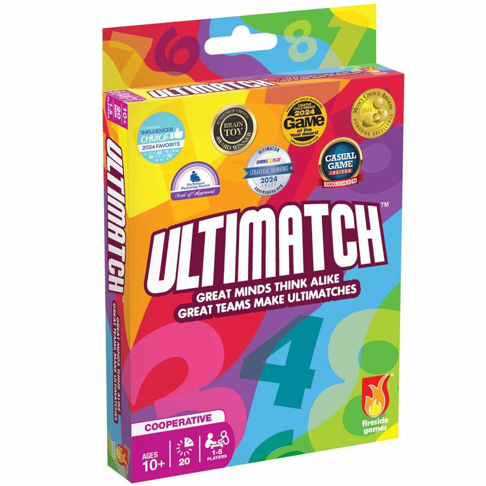 Fireside Games Ultimatch Cooperative Card Game Matching Colors & Numbers
