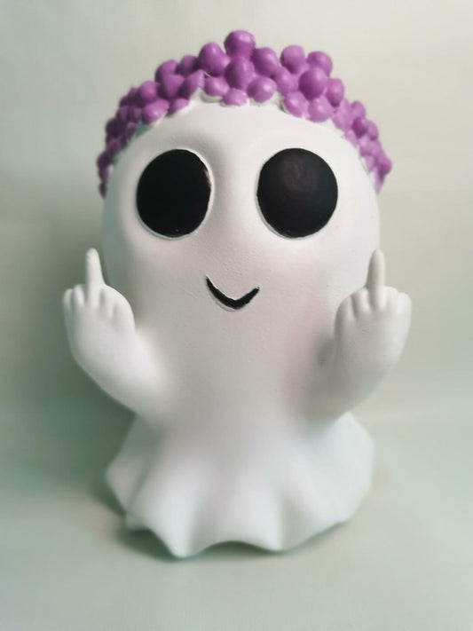 PIYFVX Ghost Statue Spooky Figurine Decor Halloween Christmas 4x3.9x5.9 inch