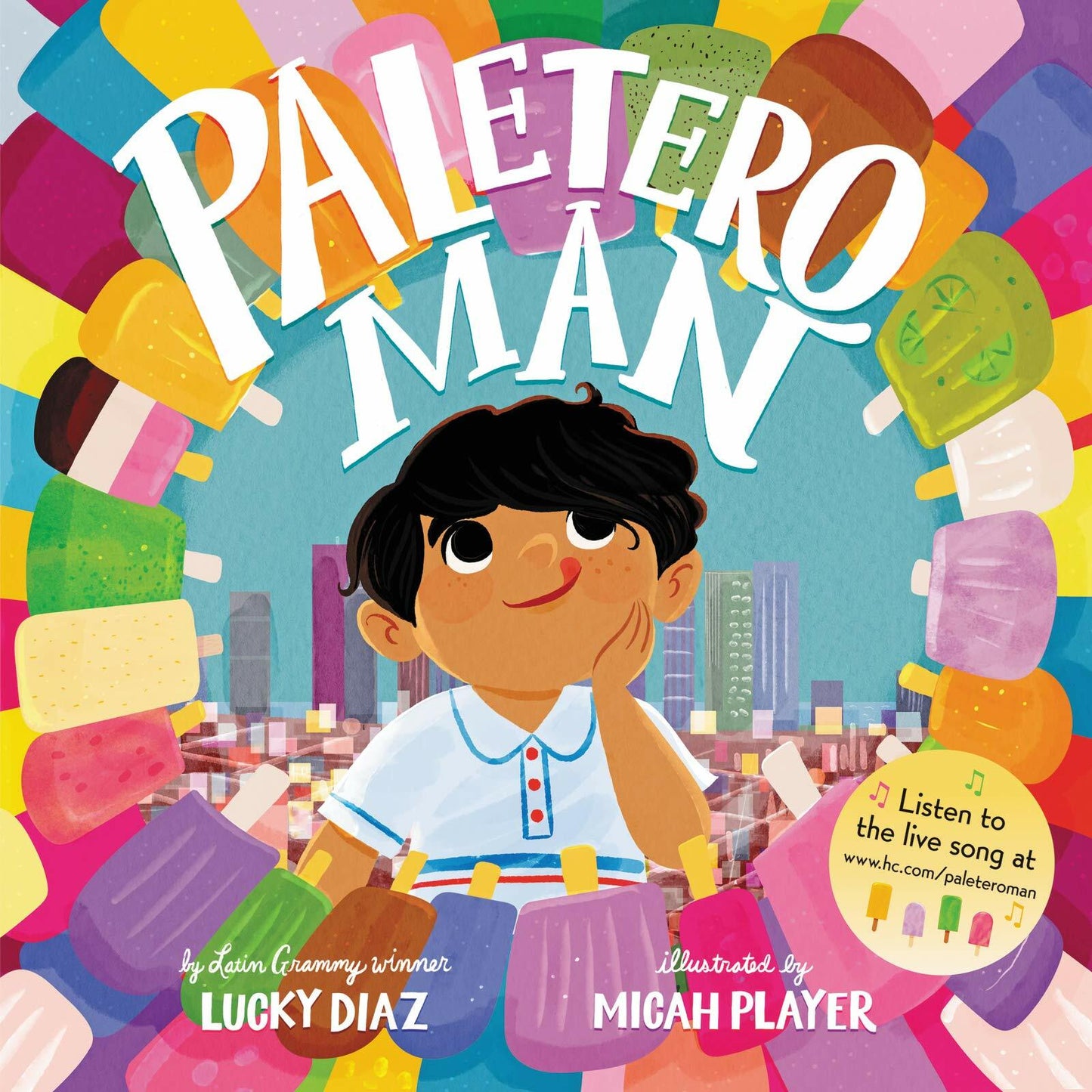 HarperCollins Paletero Man Juvenile Fiction Hardcover by Lucky Diaz 2021