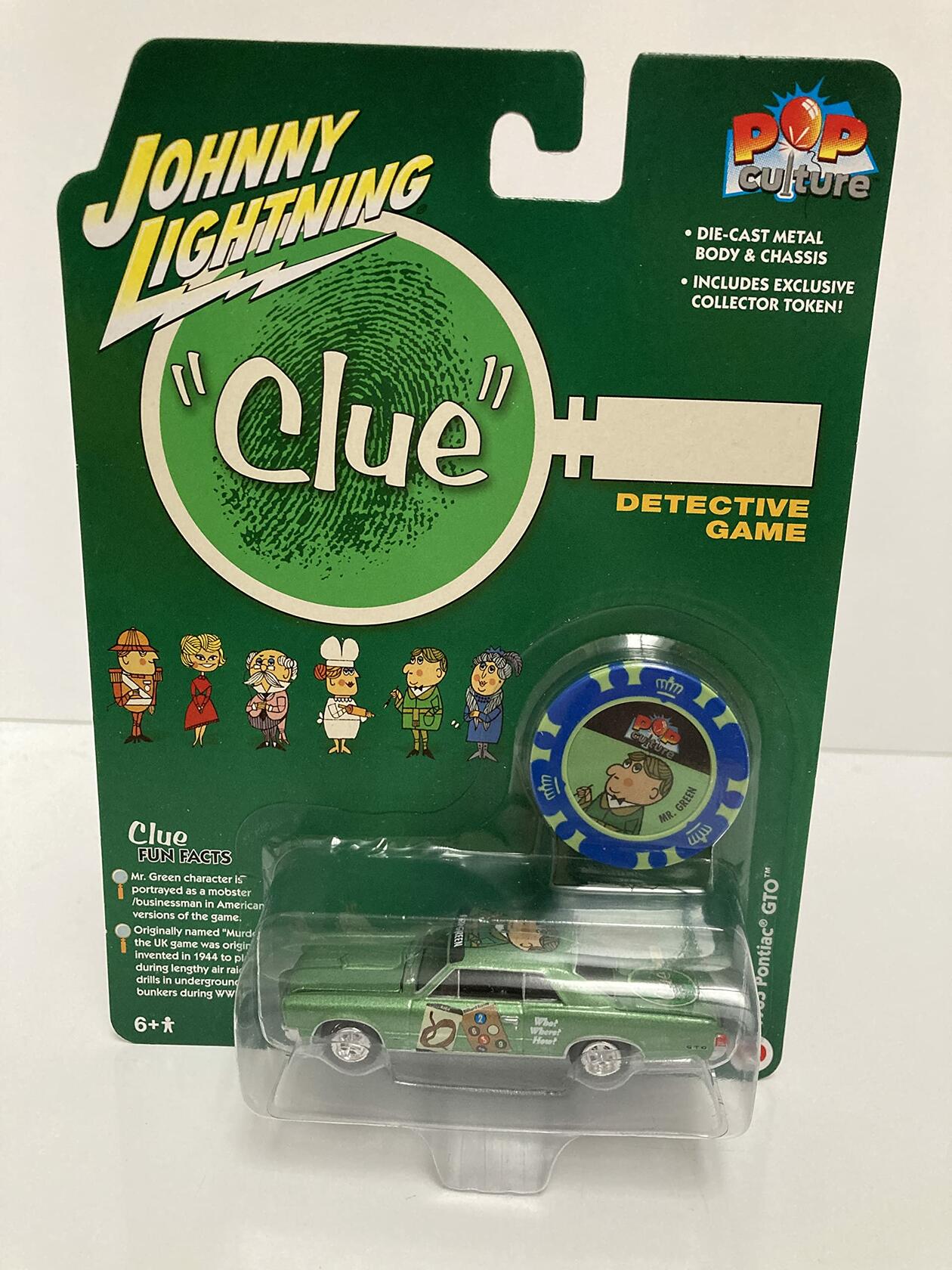 Johnny Lightning Pop Culture 1965 Pontiac GTO Clue JLPC004 Diecast Car