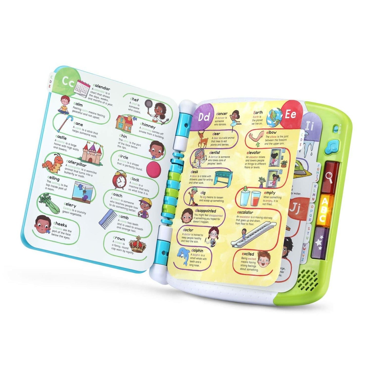 LeapFrog A to Z Learn with Me Dictionary Preschool Vocabulary Alphabet Phonics