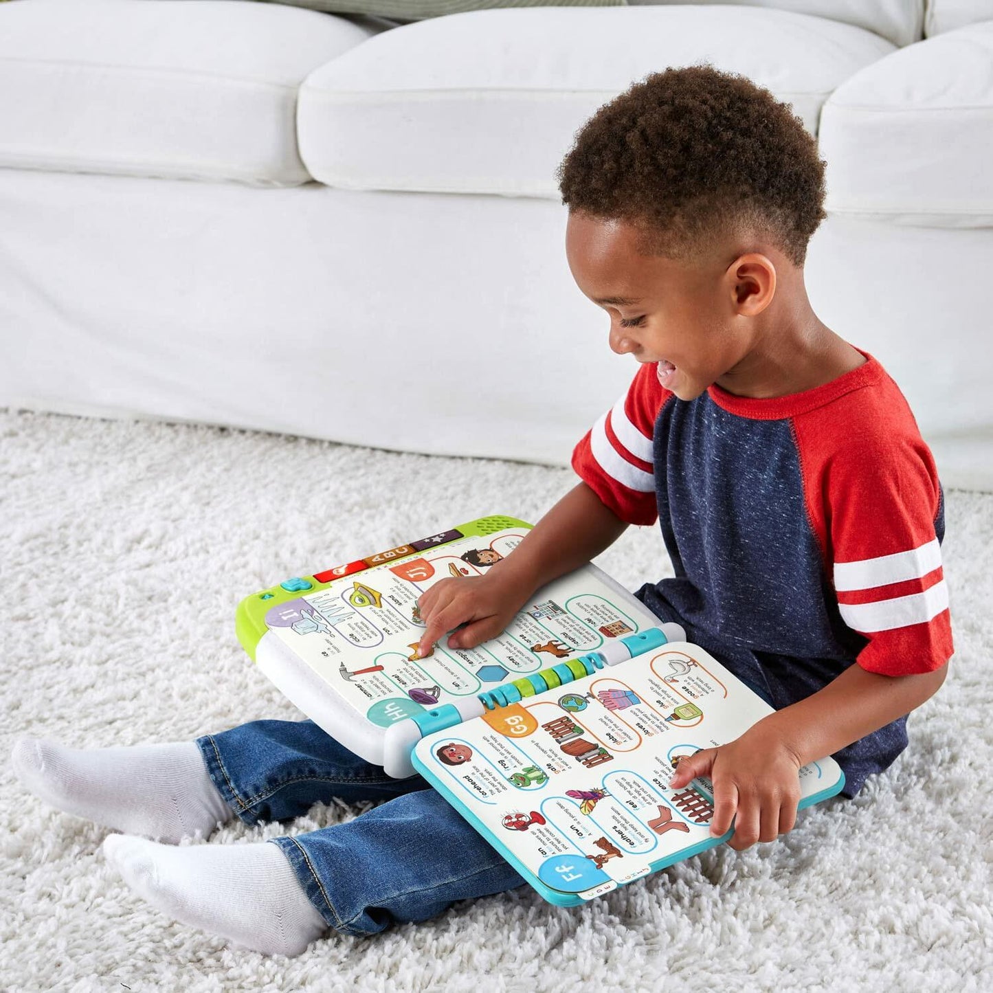 LeapFrog A to Z Learn with Me Dictionary Preschool Vocabulary Alphabet Phonics