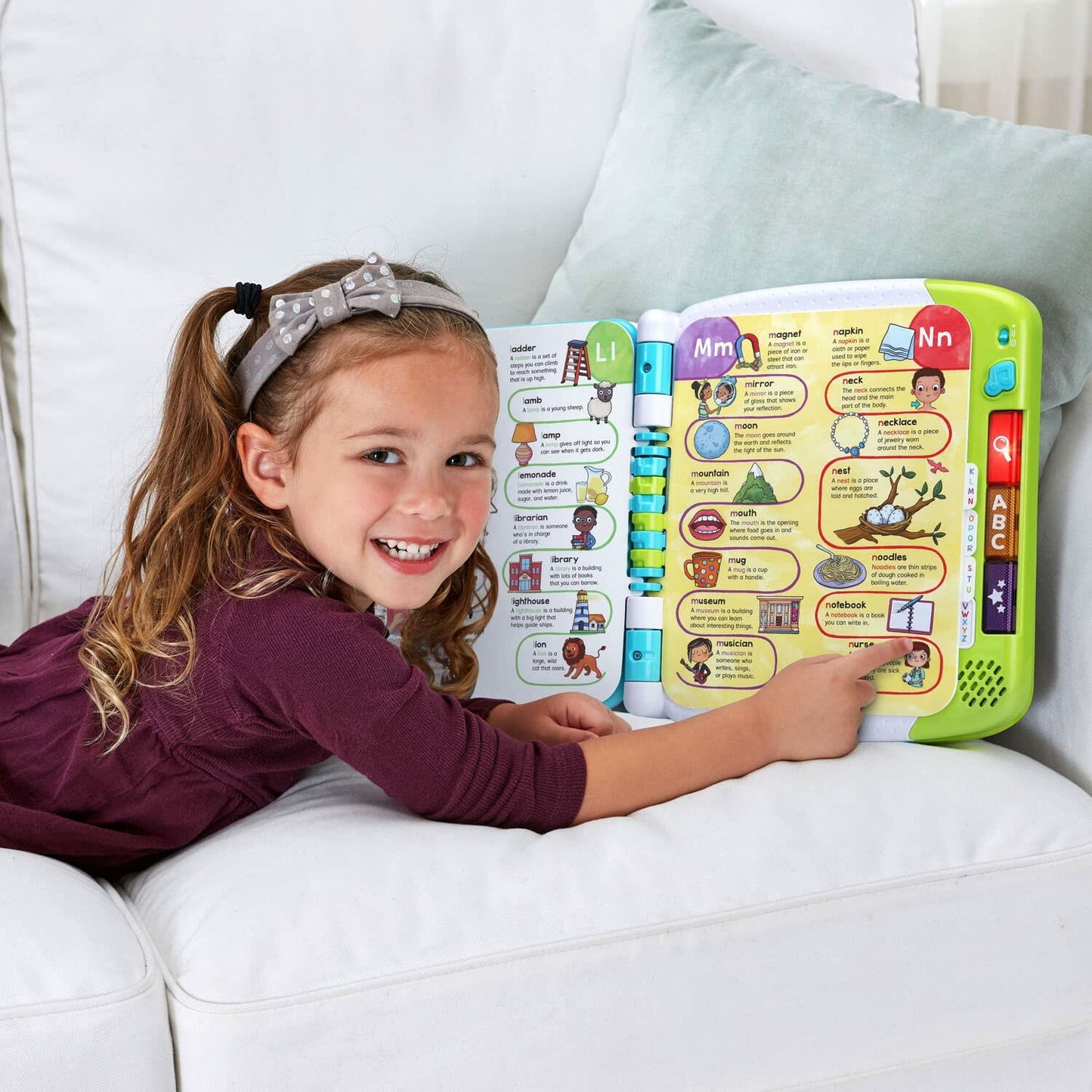 LeapFrog A to Z Learn with Me Dictionary Preschool Vocabulary Alphabet Phonics