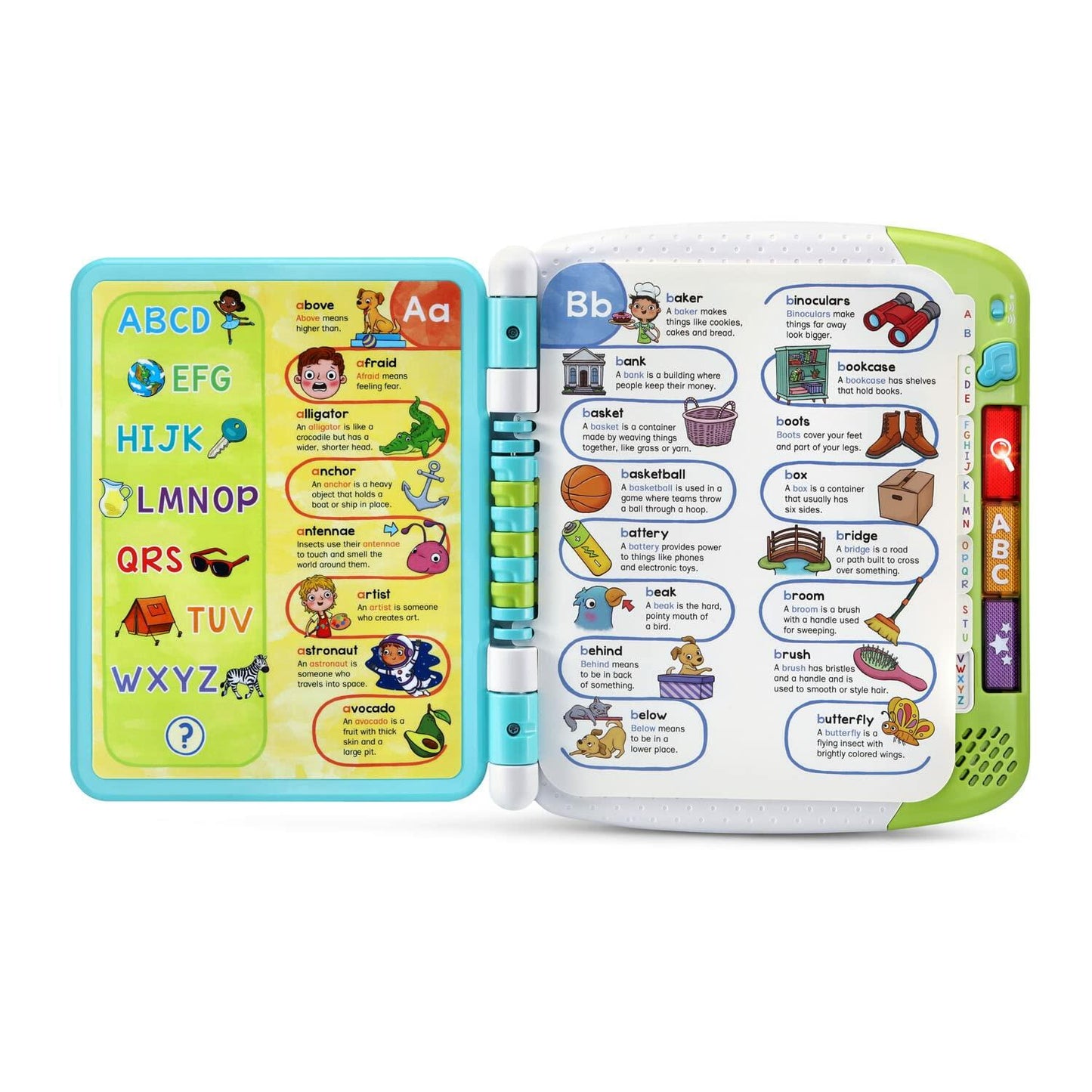 LeapFrog A to Z Learn with Me Dictionary Preschool Vocabulary Alphabet Phonics