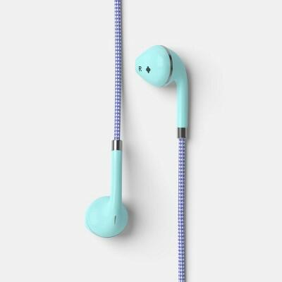 Heyday Wired Earbuds Built-In Mic 3.5mm Jack Spring Teal
