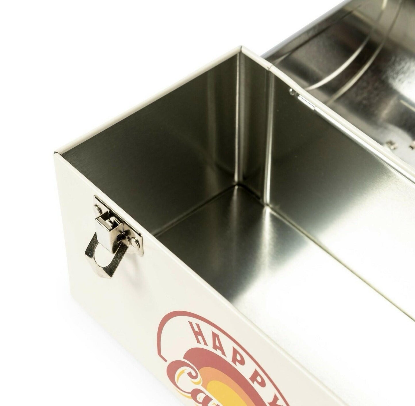 Target Bullseye Playground HAPPY Camper Lunch Box Beige 7.5x5x3.5in