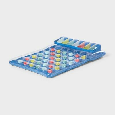 Sun Squad Pocket Lounge Water Float PVC 2 Person Capacity Age 14+