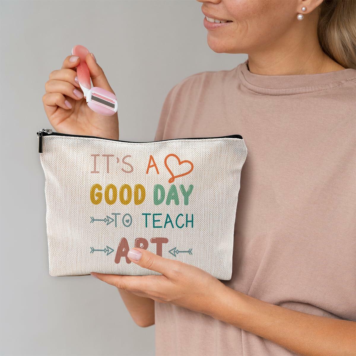 NEGIGA Physics Teacher Makeup Bag Travel Cosmetic Pouch Zipper Case
