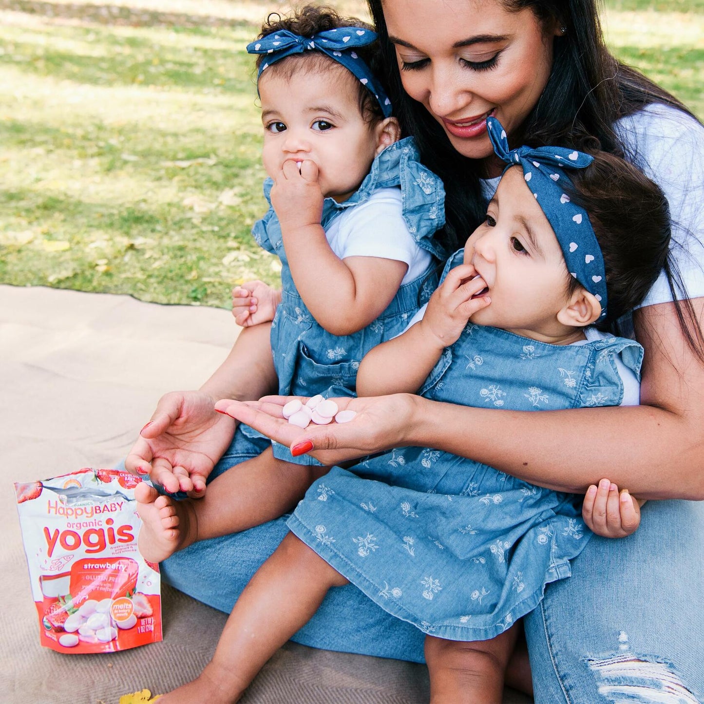 Happy Baby Organics Yogis Freeze-Dried Yogurt Fruit Snacks 3 Flavor 3oz Pack