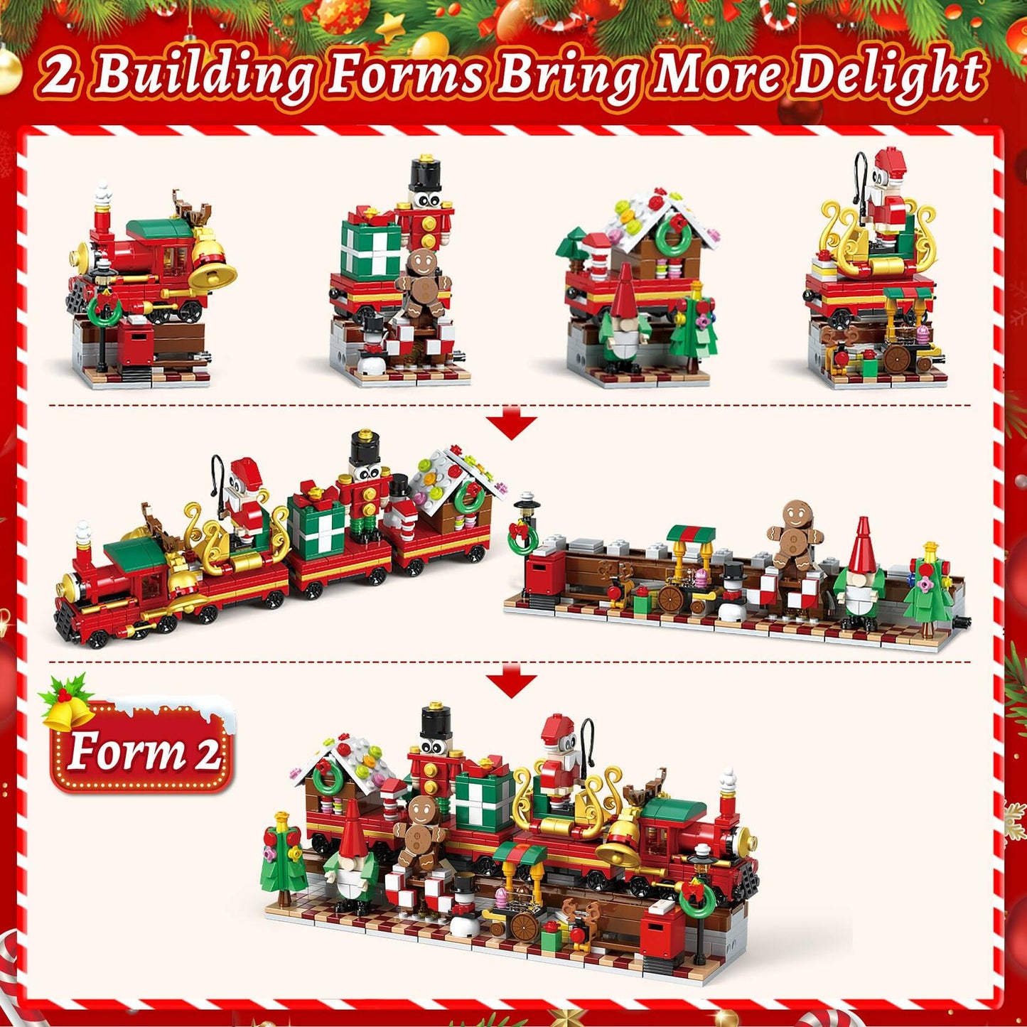 Advent Calendar 2024 Building Blocks Toys 24 Boxes Christmas Countdown