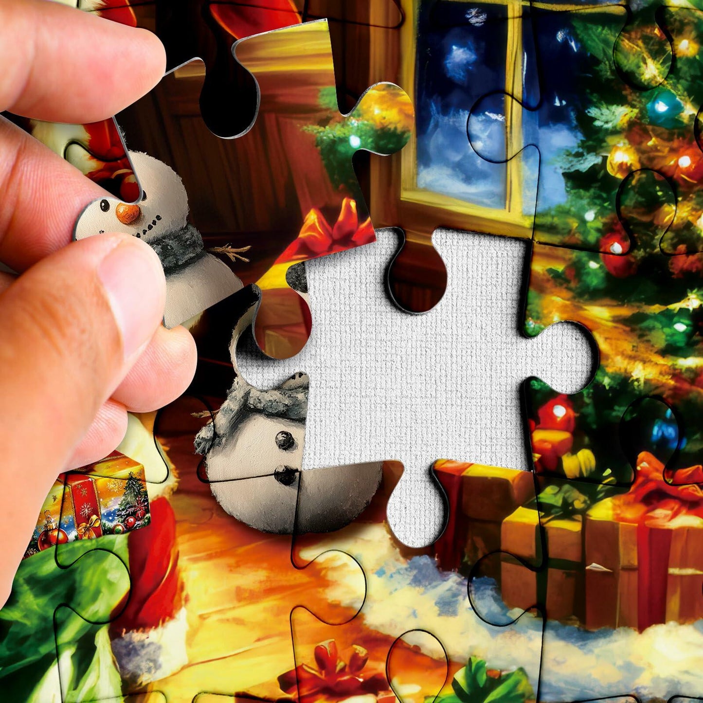 Vintage Santa Claus 1000 Piece Jigsaw Puzzle Christmas Art Winter Holiday