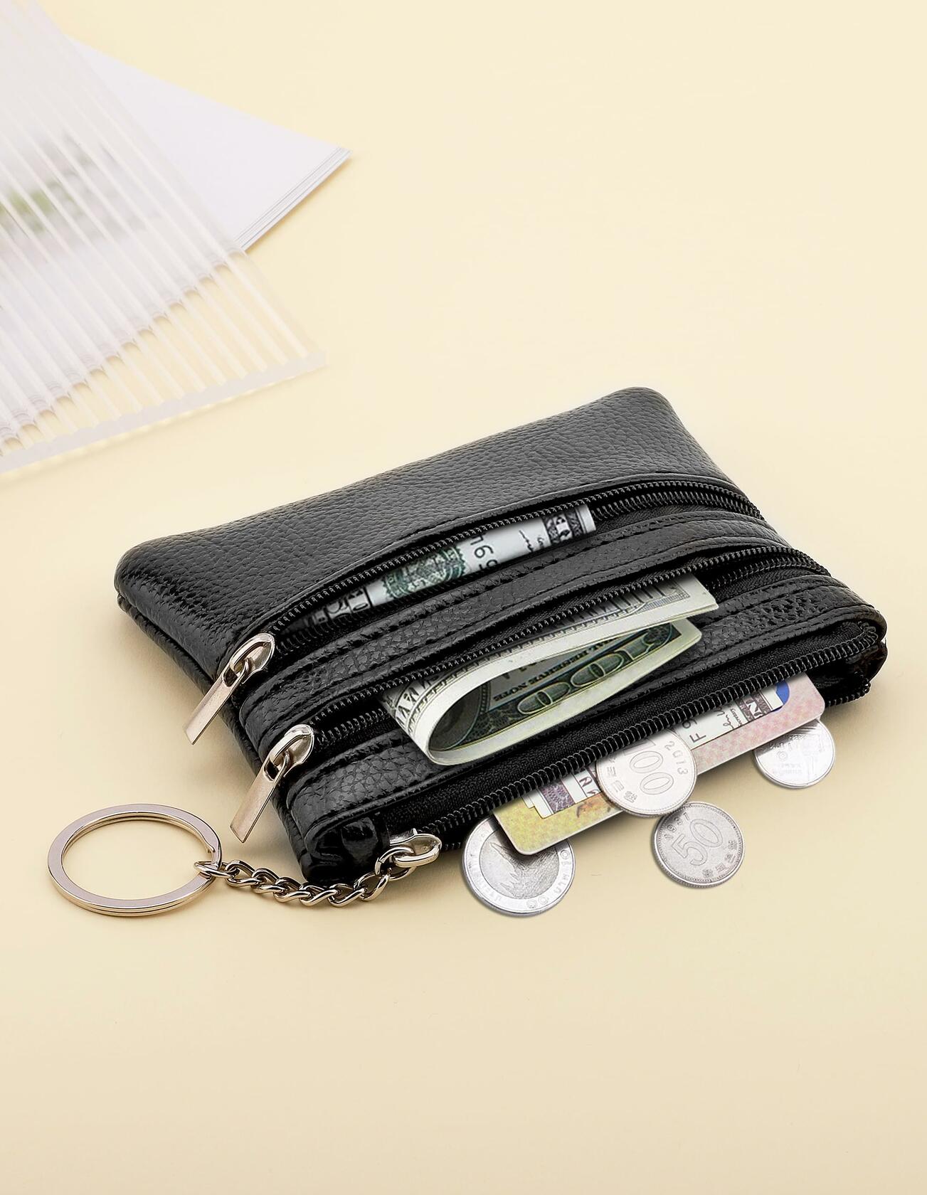 Jusy Clip and Go Phone Strap with Wallet Crossbody Leopard Adjustable Lanyard