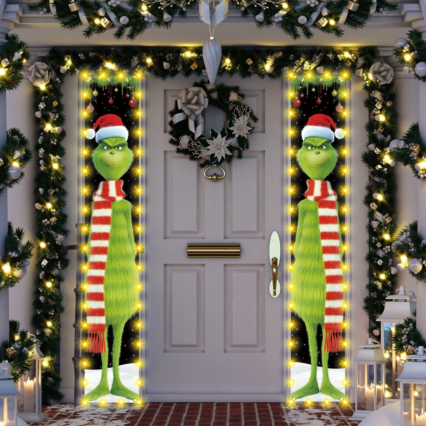 Christmas Decorations Merry Christmas Welcome Sign Winter Xmas Home Decor