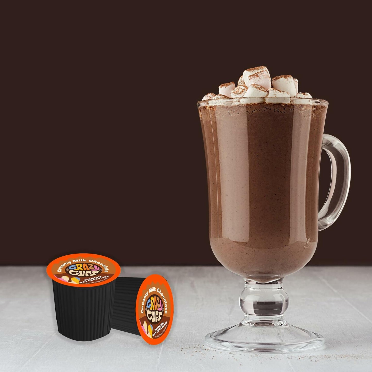 Crazy Cups Seasonal Premium Hot Chocolate K Cup Variety Pack 20 Count