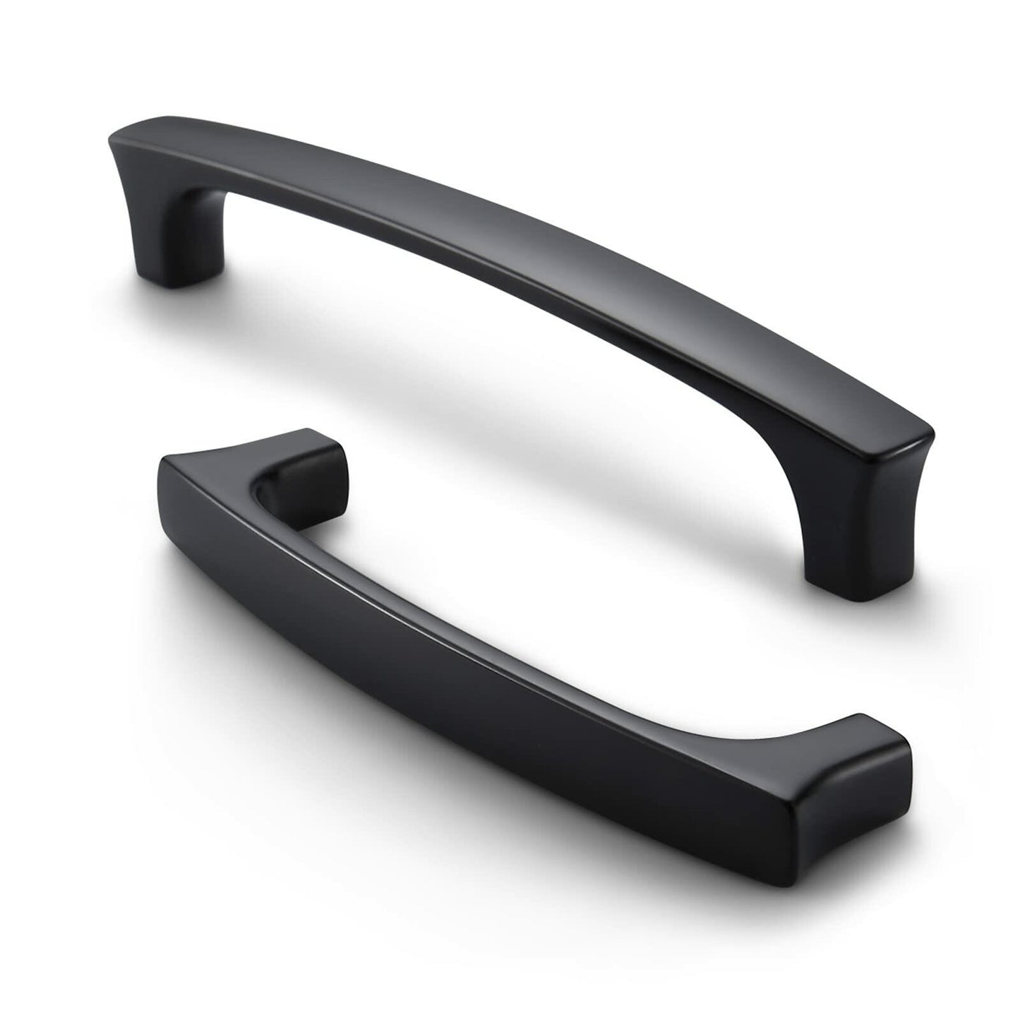 HAILINDA Matte Black Cabinet Pulls 3-3/4 Inch 6 Pack Kitchen Drawer Handles
