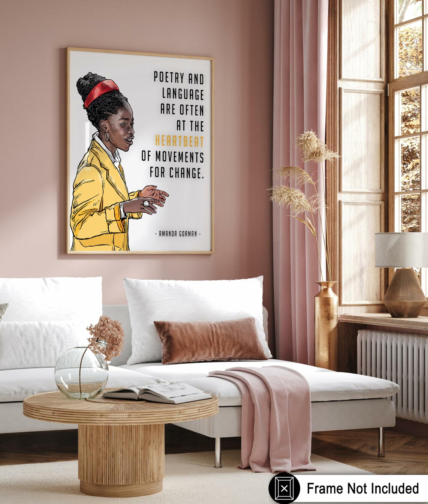 Poster Master Amanda Gorman Poetry Language Poster 8x10 Unframed