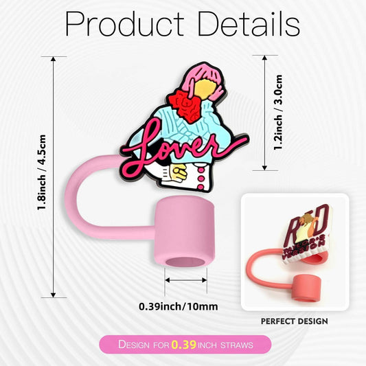 Stanley IN CHENTHY 10 Pcs Silicone Straw Cover Cap for 30&40oz Cups