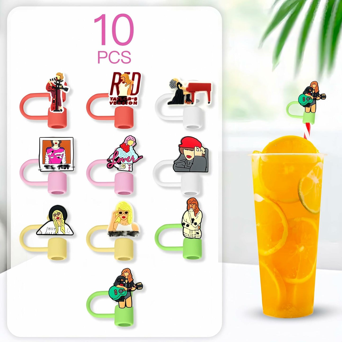 Stanley IN CHENTHY 10 Pcs Silicone Straw Cover Cap for 30&40oz Cups