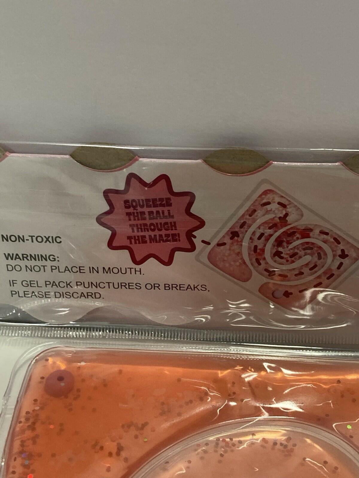 Target Bullseye Playground Sensory Gel Maze Fidget Toys Set of 2 Multicolor