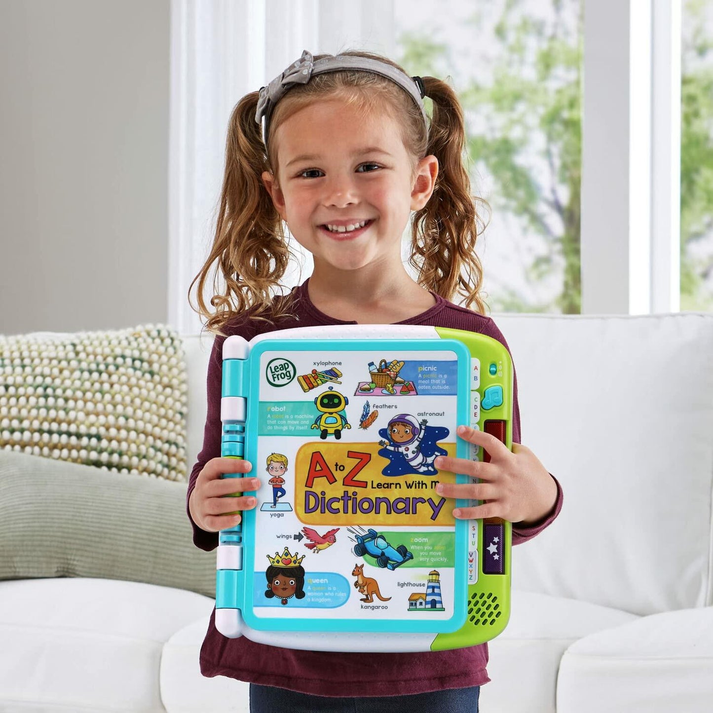 LeapFrog A to Z Learn with Me Dictionary Preschool Vocabulary Alphabet Phonics