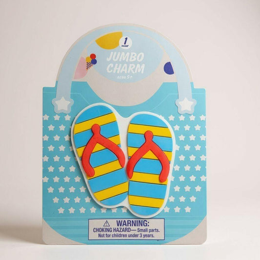 Target Bullseye's Playground Jumbo Charm Flip-Flops PVC Multicolor 1 Unit