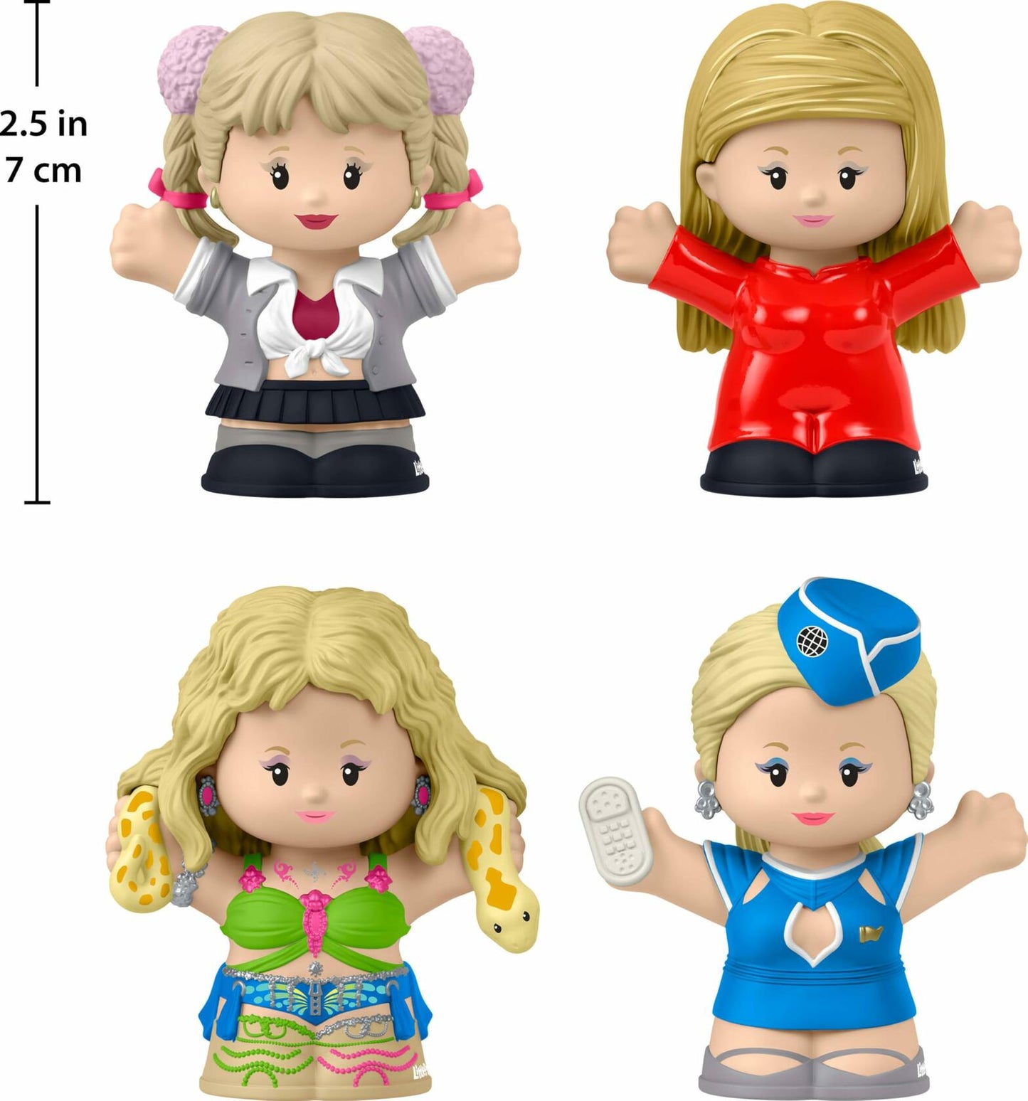 Little People Collector Britney Spears Special Edition Set 4 Figures Display Box