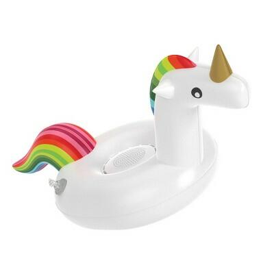 GEMS Unicorn Floating Speaker Water-Resistant USB-C Wireless White
