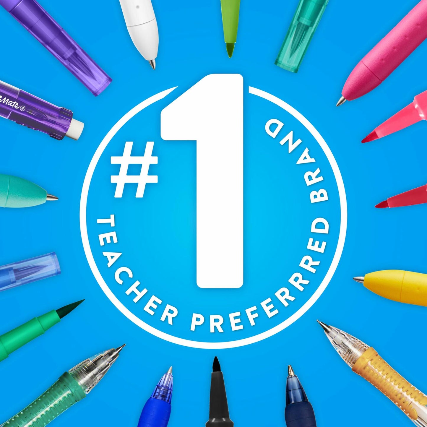 Paper Mate Flair Felt Tip Pens Medium 0.7mm Assorted Retro 12 Count