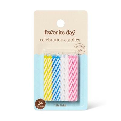 Favorite Day™ Celebration Candles 24ct - Birthday Party Decor