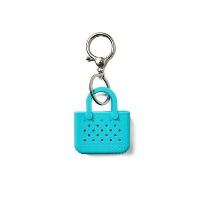 BOGG BAG Miniature Tote Keychain Tiff Blue Metal Silicone One Size