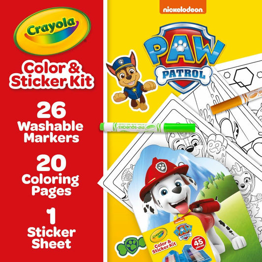 Paw Patrol Art Kit Creative Drawing and Coloring Set for Kids
