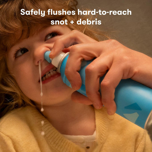 Frida Baby Saline Rinse for Toddler, Kids, Ages 2+, Saline Rinse for Sinus,
