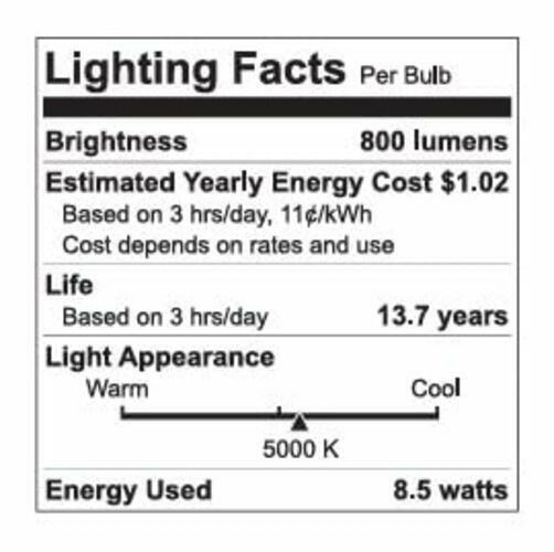 GE Refresh HD LED 60W A19 Daylight Bulbs 4 Pack General Purpose