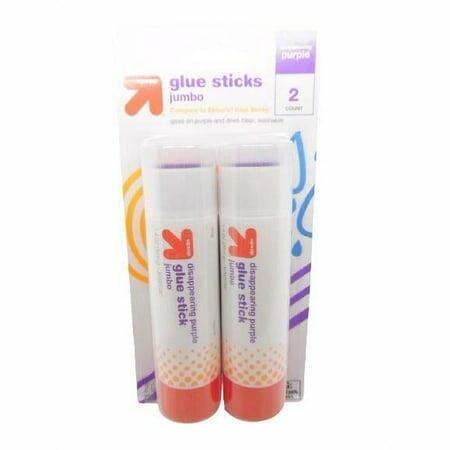 Up&up Jumbo Glue Sticks 2ct Disappearing Purple