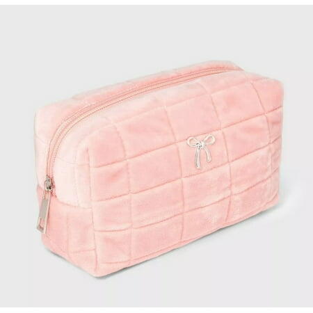 Wild Fable Quilted Bow Bag with Clips & Claw Hair Clips Set 4pc