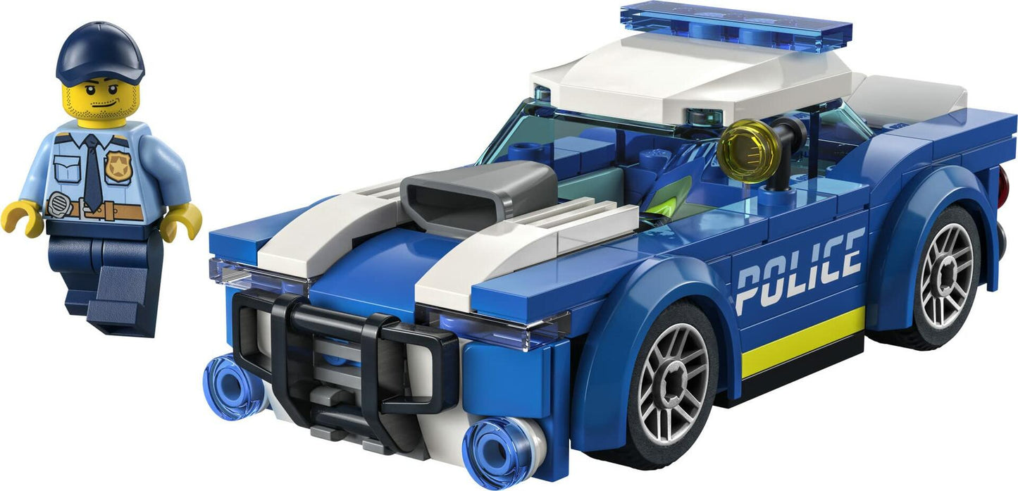 LEGO City Police Car 60312 with Officer Minifigure Blue 94 Pieces