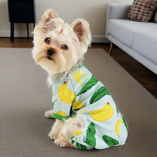 Dog Pajamas Small Chihuahua Yorkie Teacup Puppy Pjs Soft Clothes Size 2XL