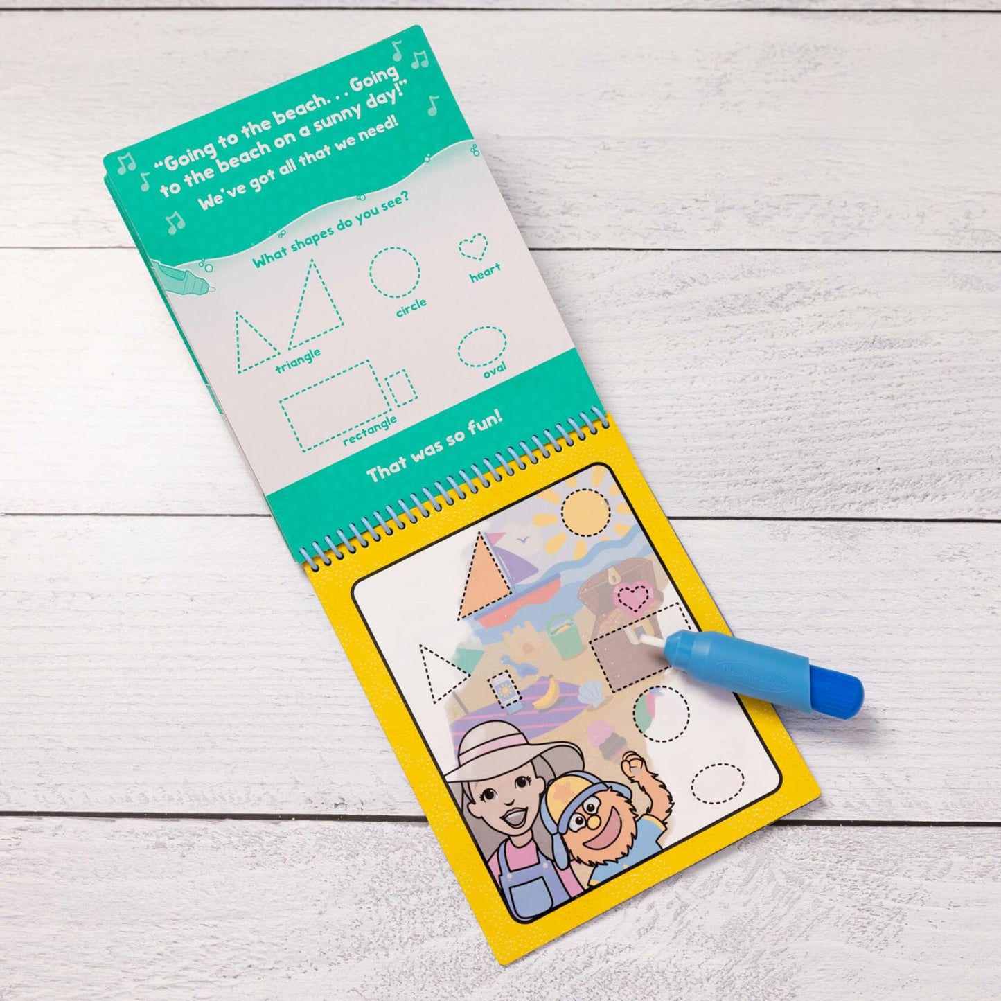 Melissa & Doug Ms. Rachel Water Wow! Color-Reveal Pad Early Learning Toy