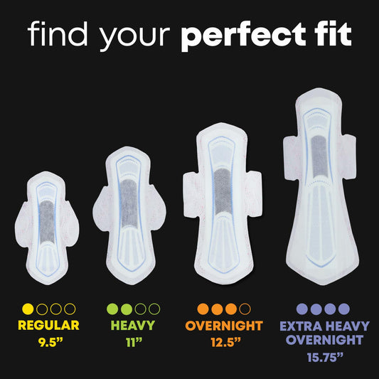 U by Kotex Balance Ultra Thin Overnight Pads with Wings 38 Count