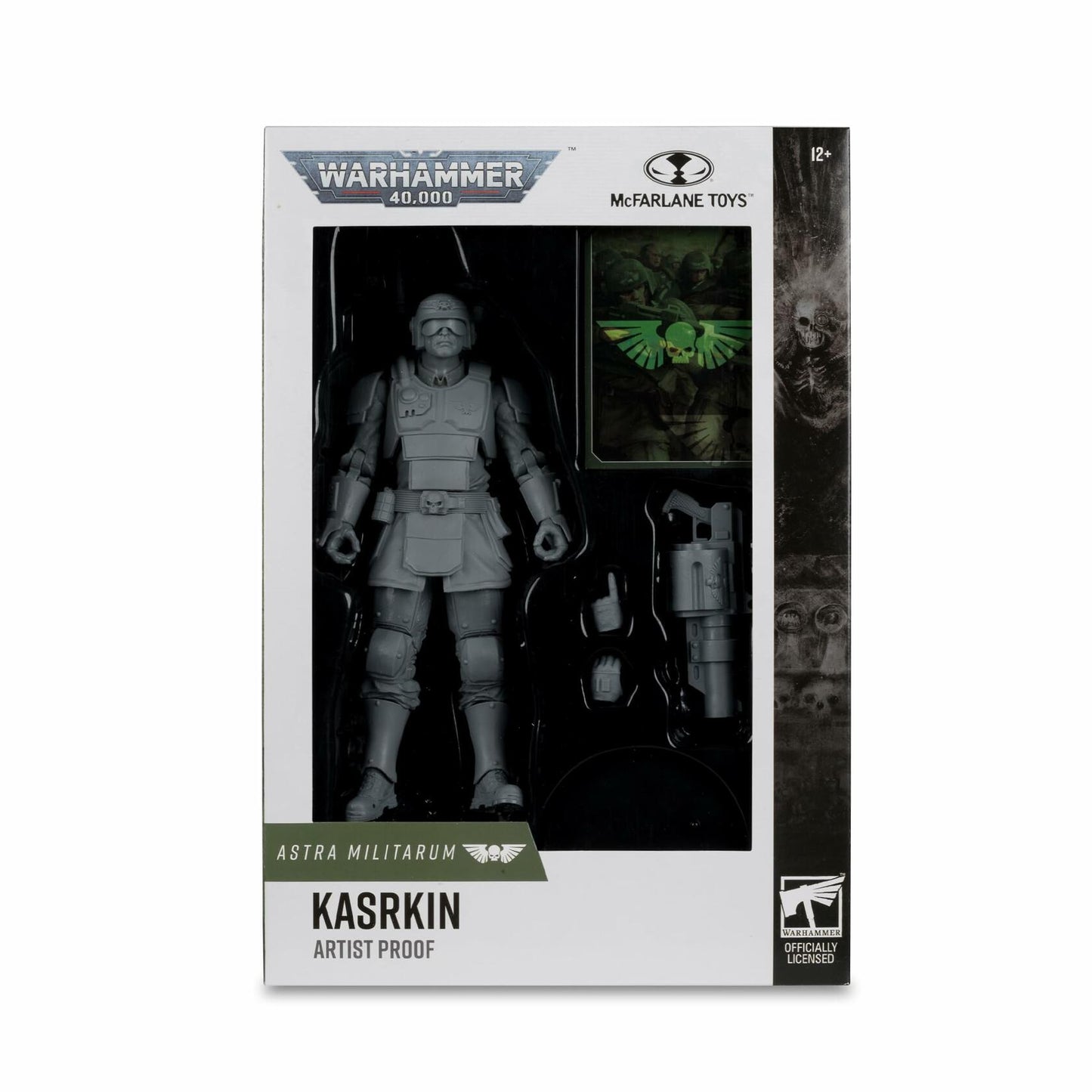 McFarlane Toys Warhammer 40K Kasrkin Astra Militarum 7in Figure Grey