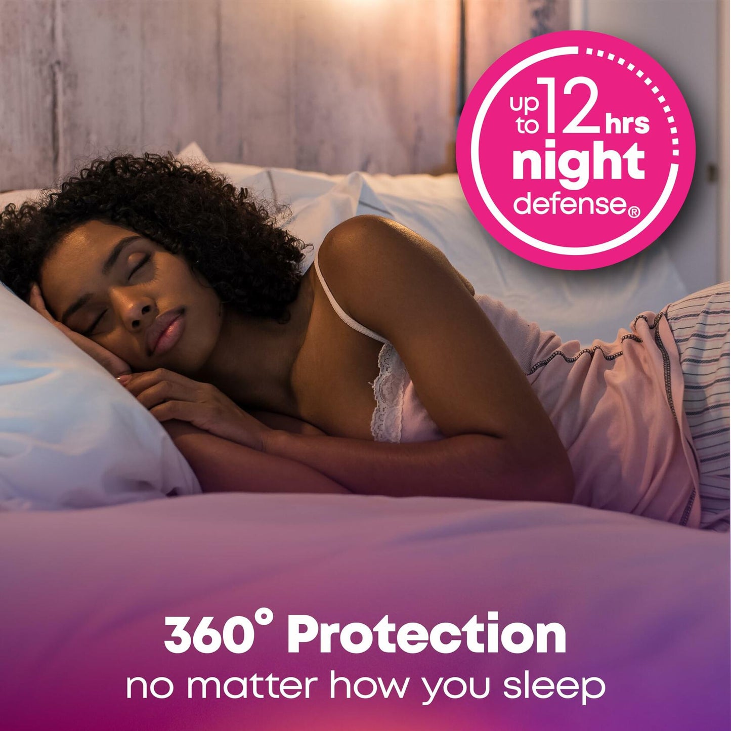 U by Kotex Balance Ultra Thin Overnight Pads with Wings 38 Count
