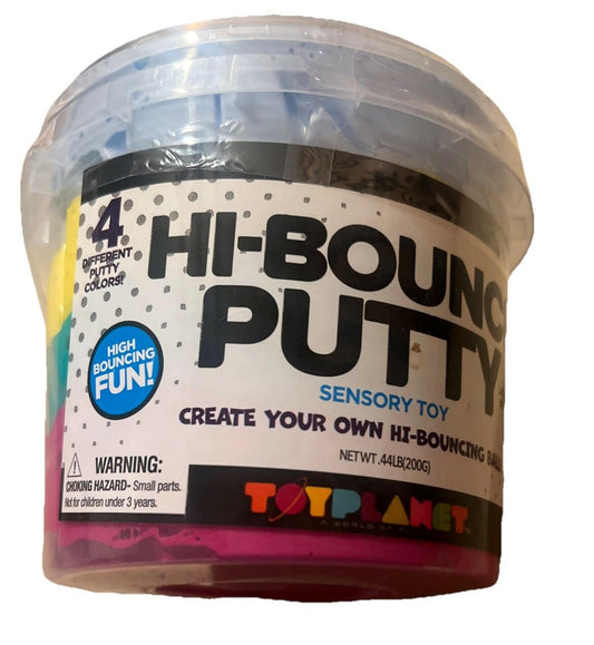 High Bouncing Putty .44 Lb 4 Colors Fun Kids Toy Sensory Play