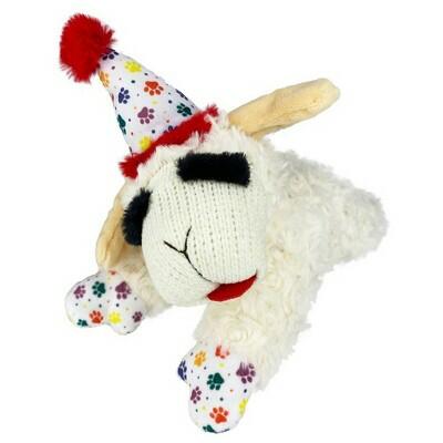 Multipet Birthday Lamb Chop Dog Toy Medium Size