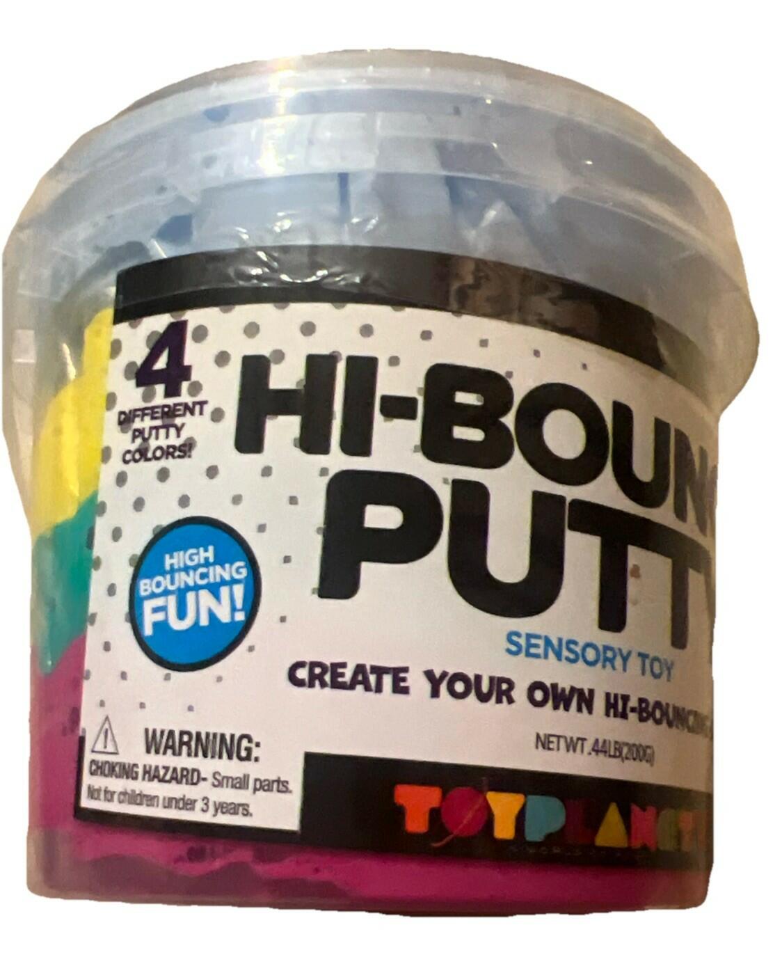 High Bouncing Putty .44 Lb 4 Colors Fun Kids Toy Sensory Play